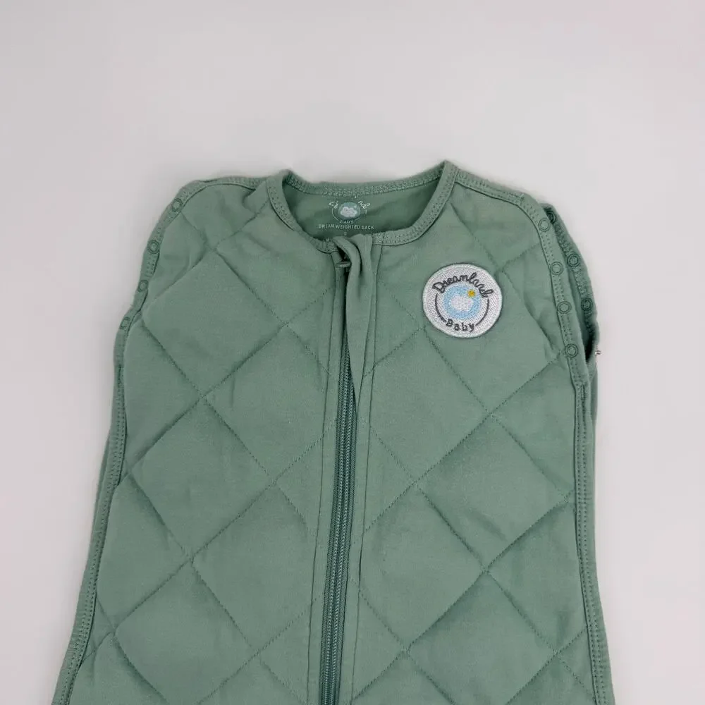 Dreamland Baby Dream Weighted Sleep Sack Sage Green Small 0-6 Months